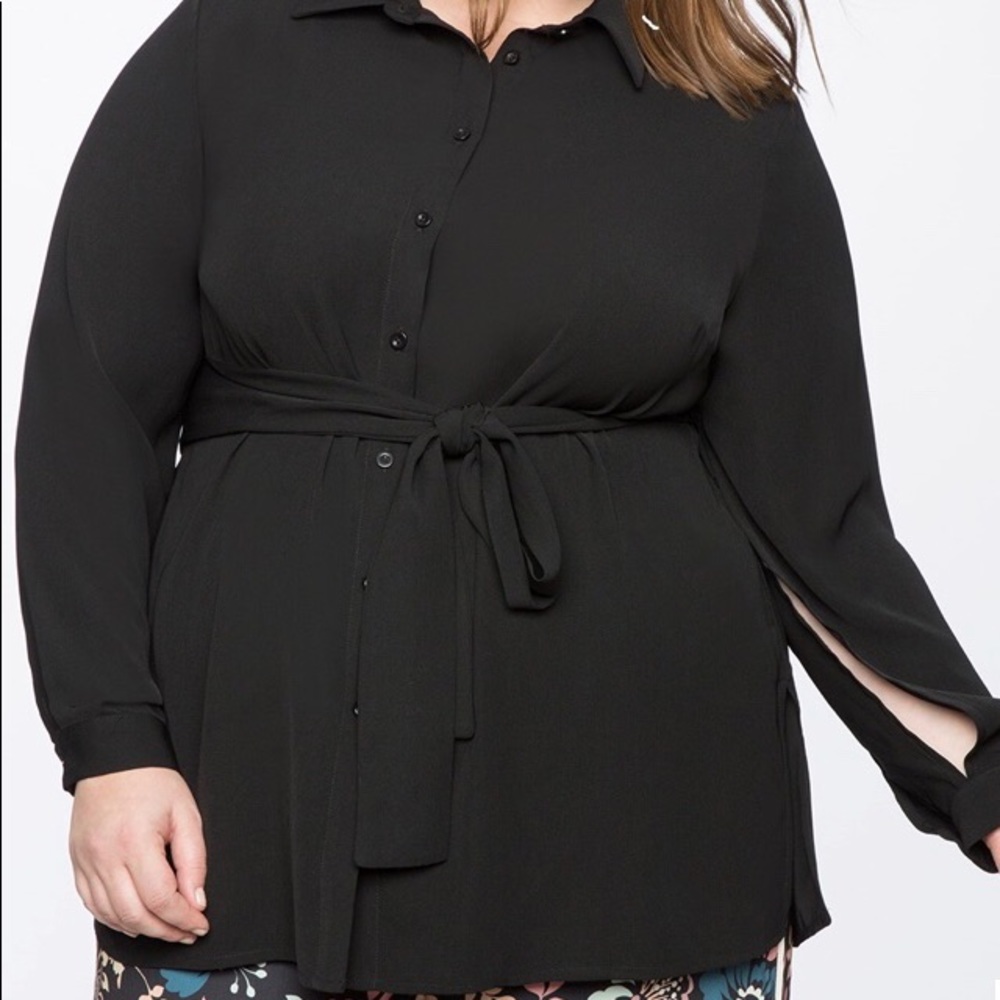 Eloquii Spilit Sleeve Top